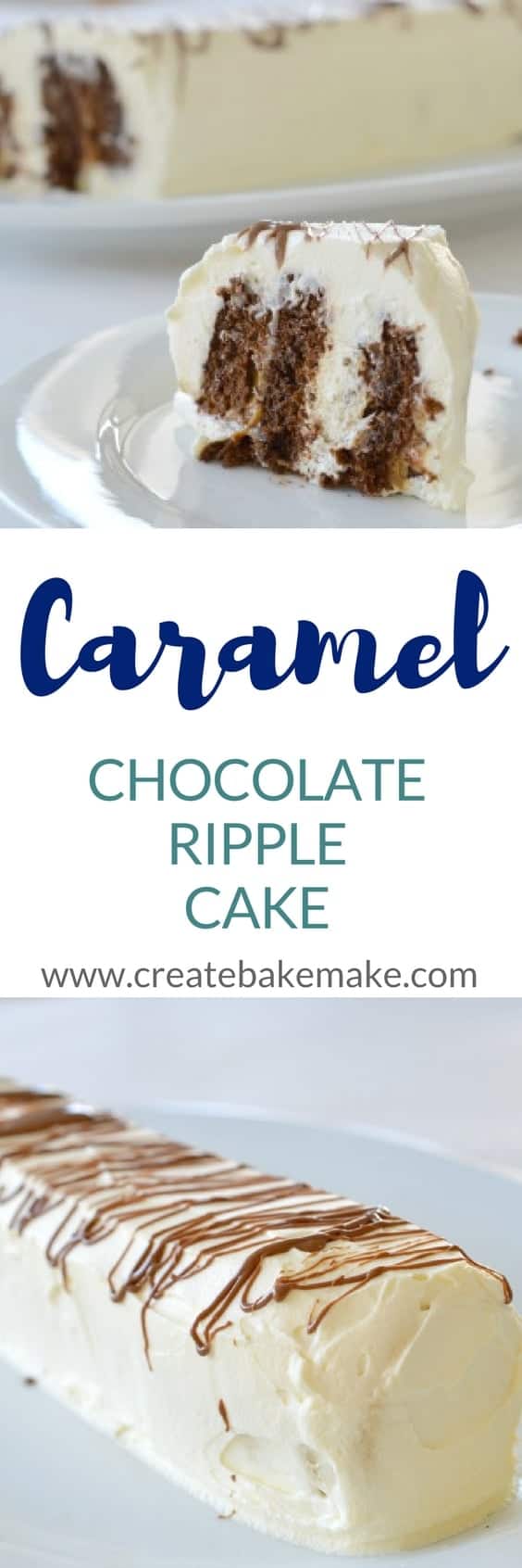 Chocolate Ripple Cake with Caramel Create Bake Make