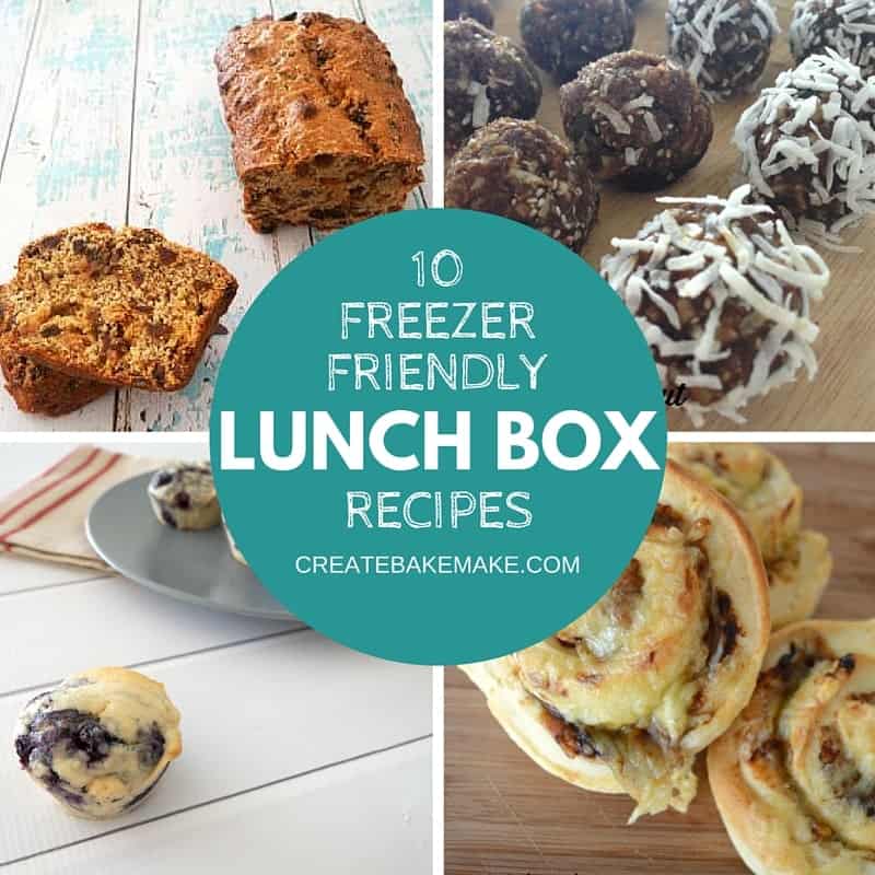 Easy Freezer Friendly Lunch Box Ideas Create Bake Make