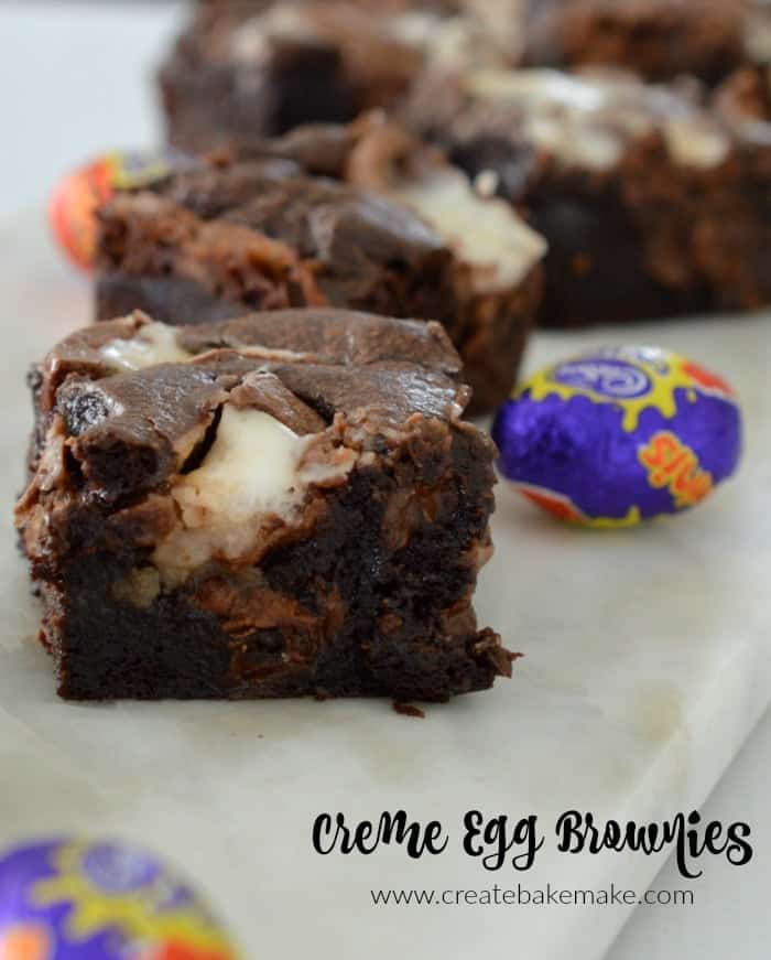 Cadbury Creme Egg Brownies Create Bake Make