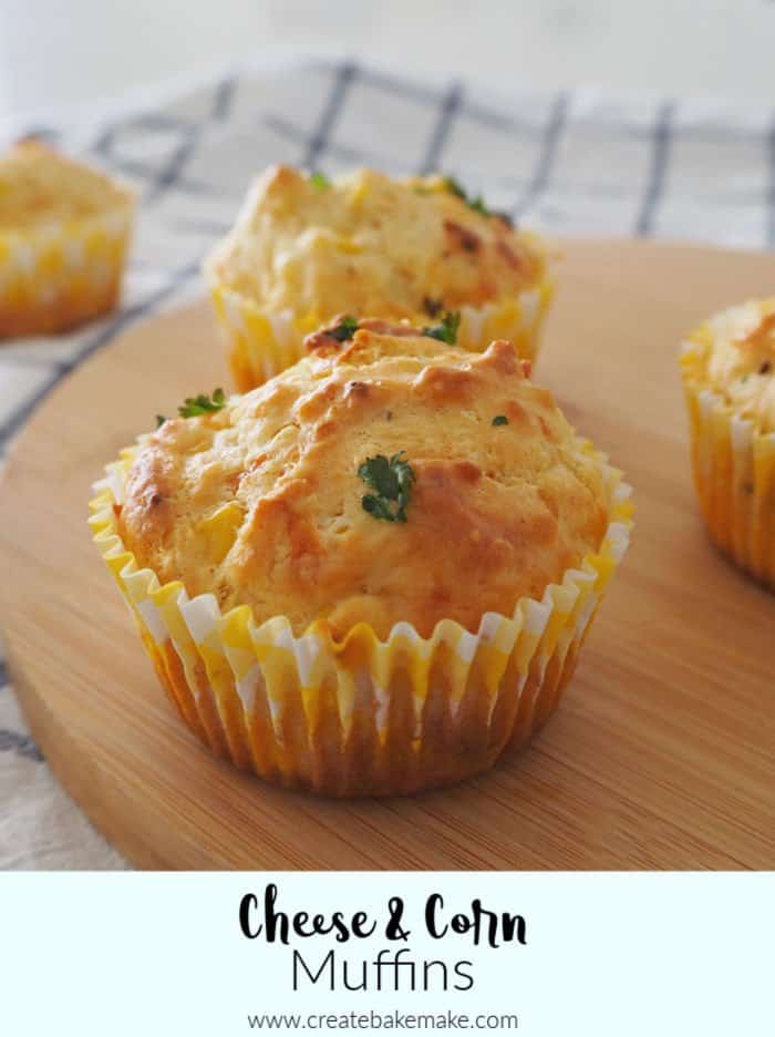 Cheese and Corn Muffins Create Bake Make