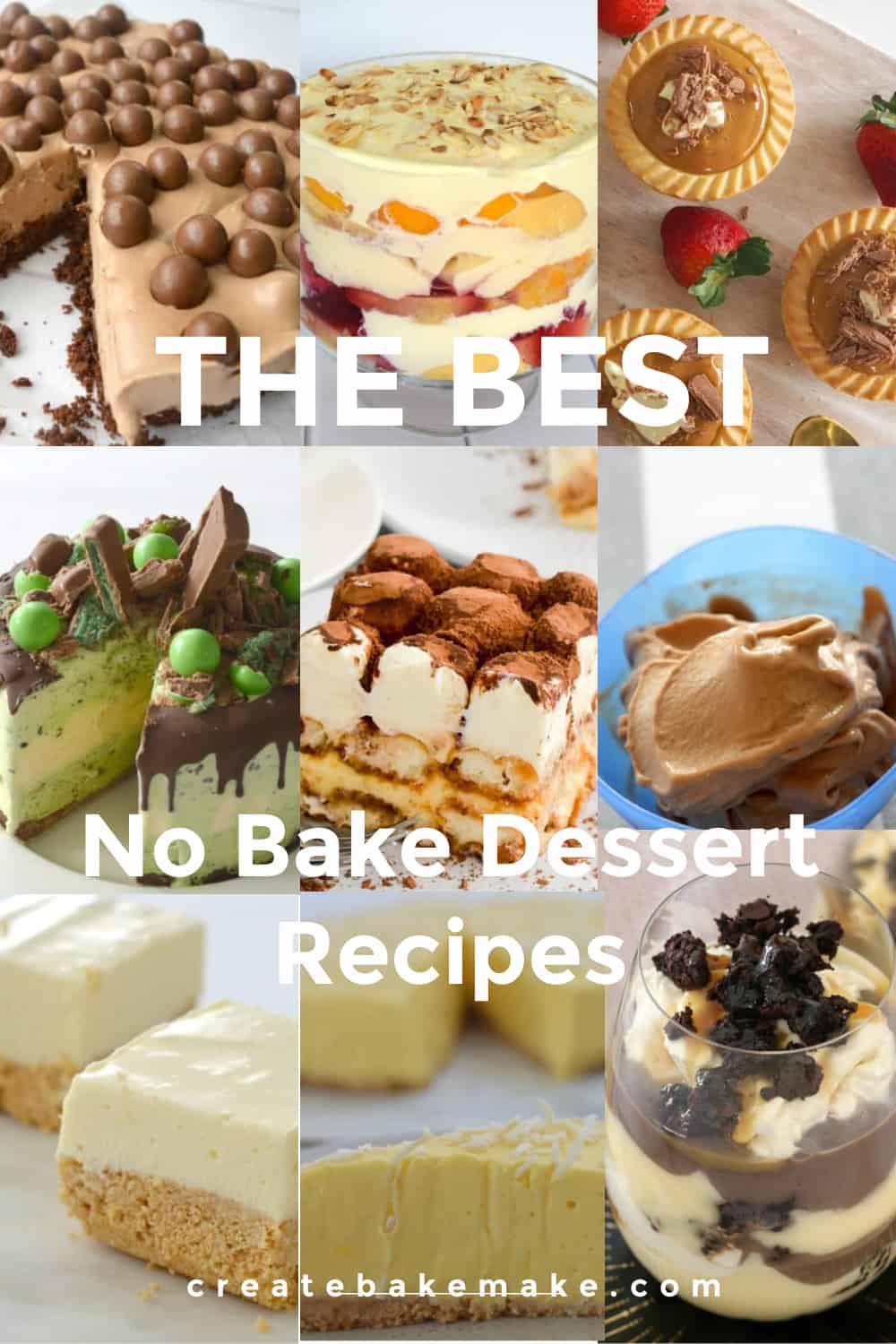 The BEST No Bake Desserts Create Bake Make