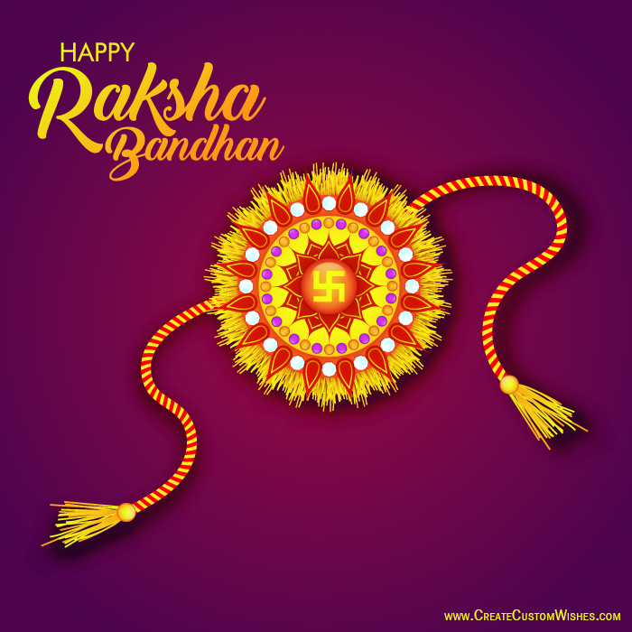rakhi festival 2023 date time Customized Raksha Bandhan Wishes Cards Online Create Custom Wishes