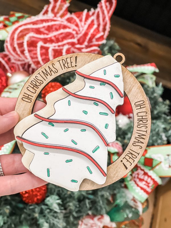 Oh Christmas tree CAKE! Ornament Create Dat