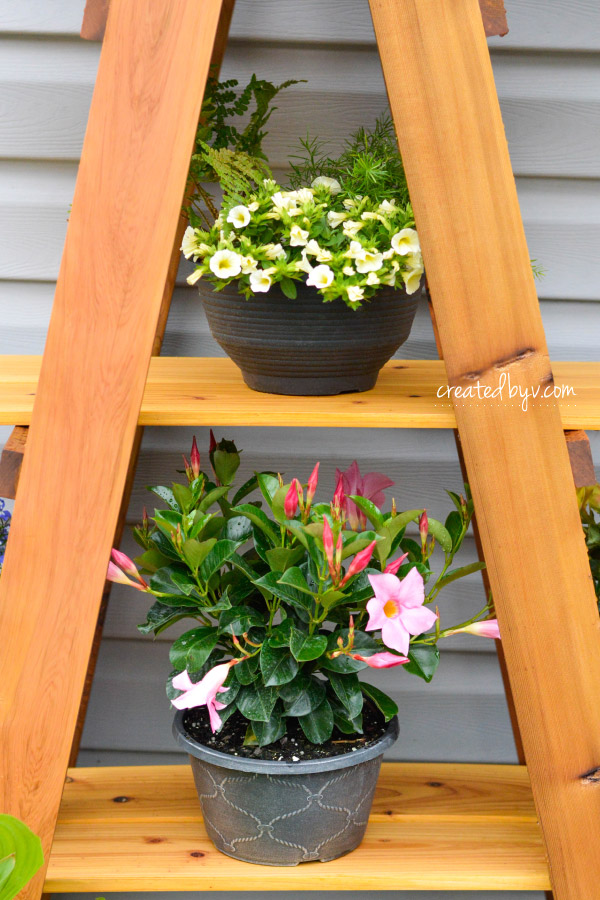 DIY AFrame Folding Plant Stand created by v.