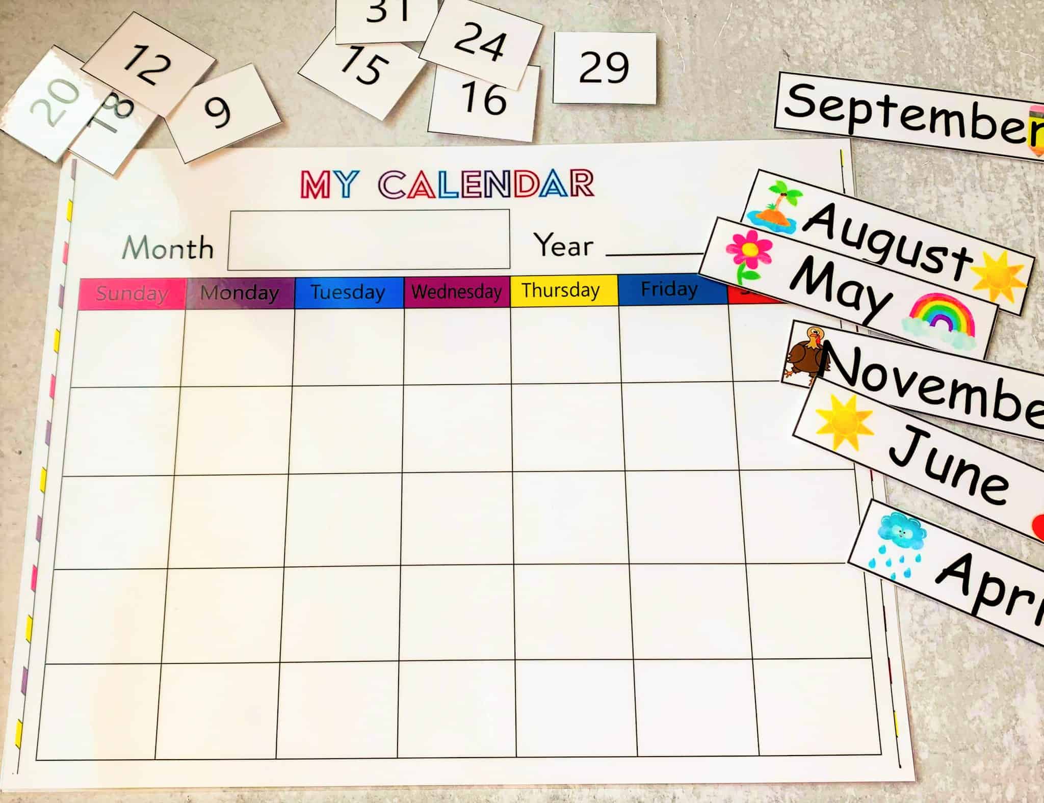 Free Days of the Week Printable - Welcome