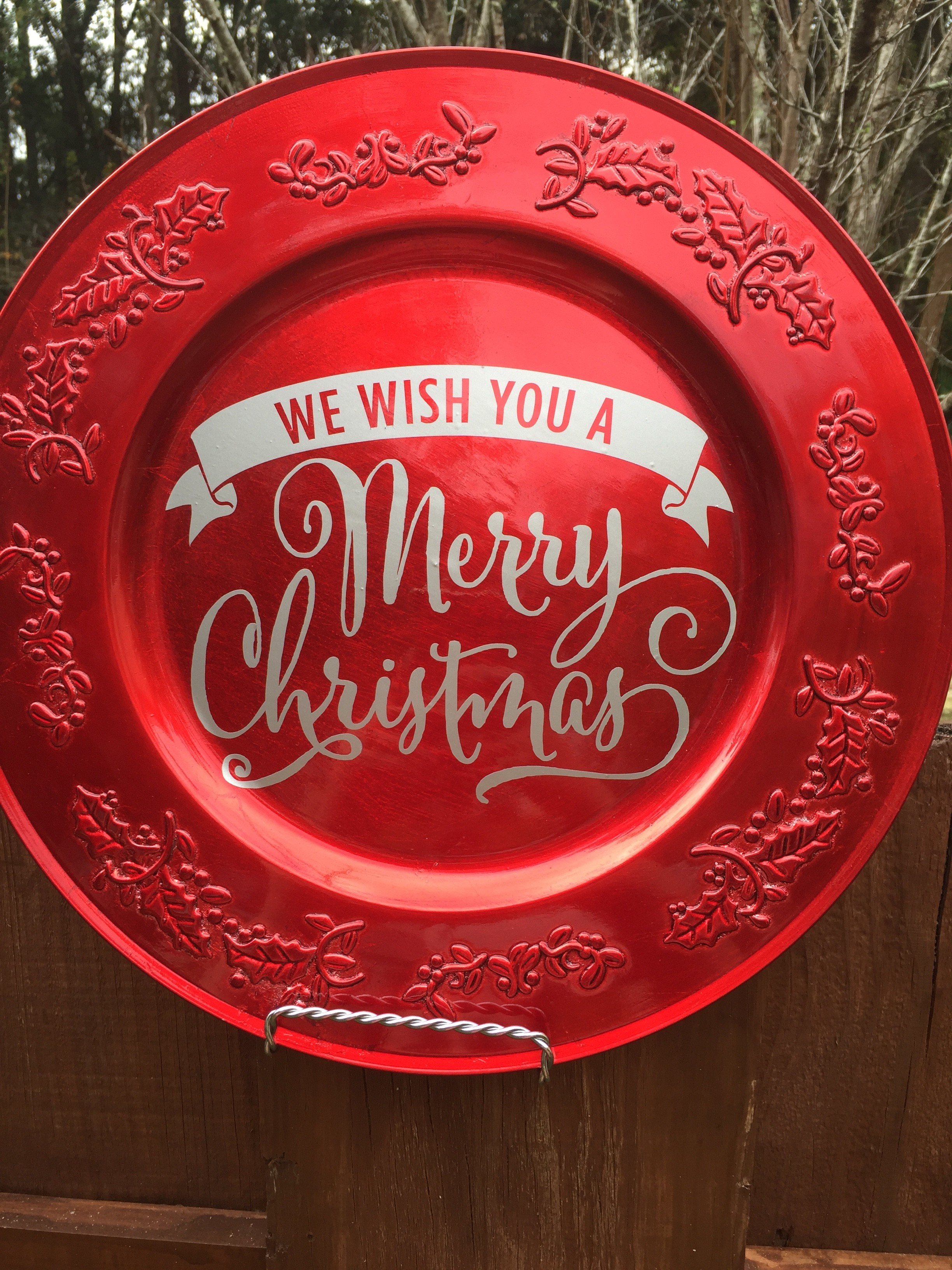 Christmas Charger Createfully Yours