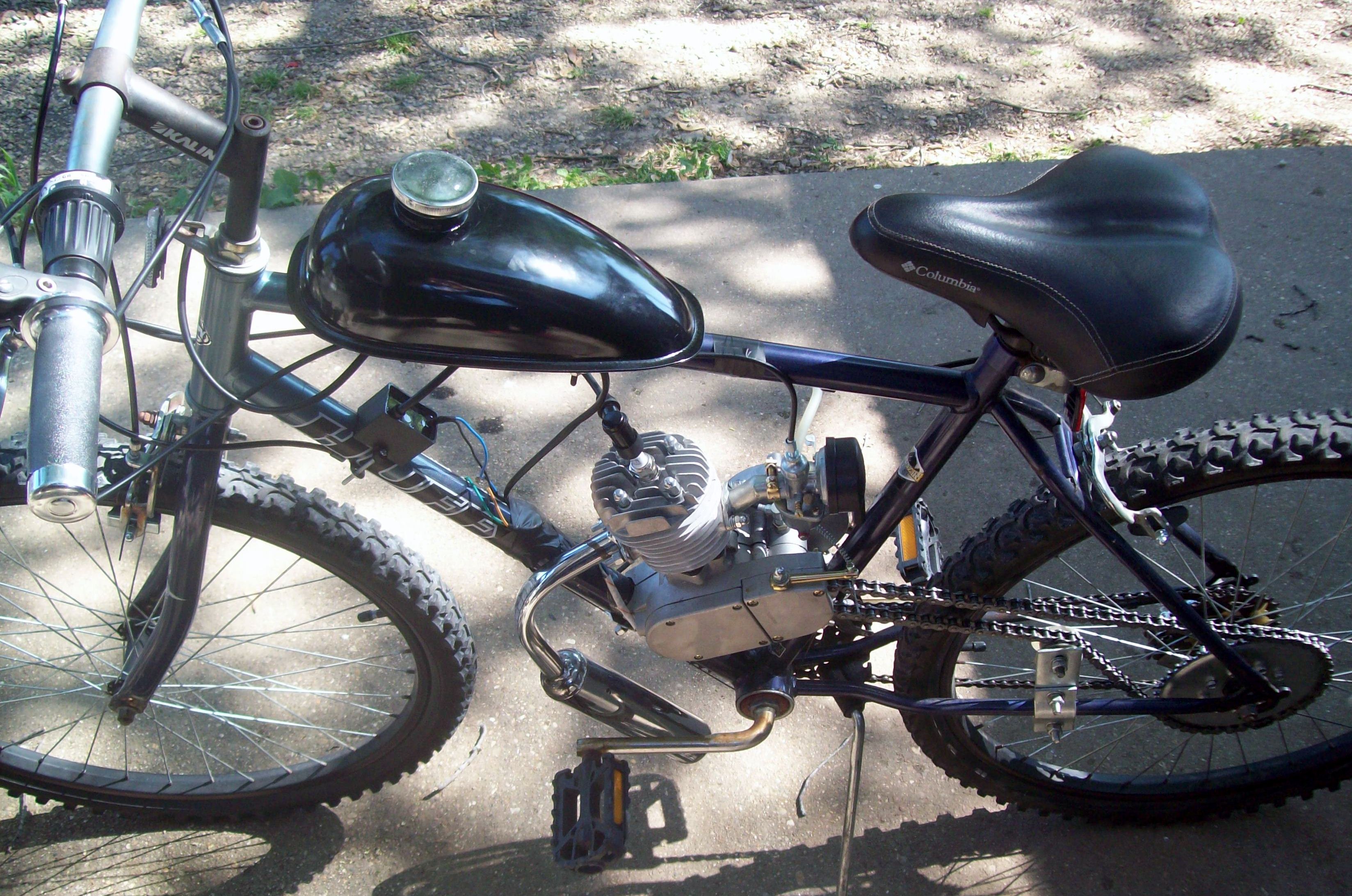 Gas powered bicycle createityourself