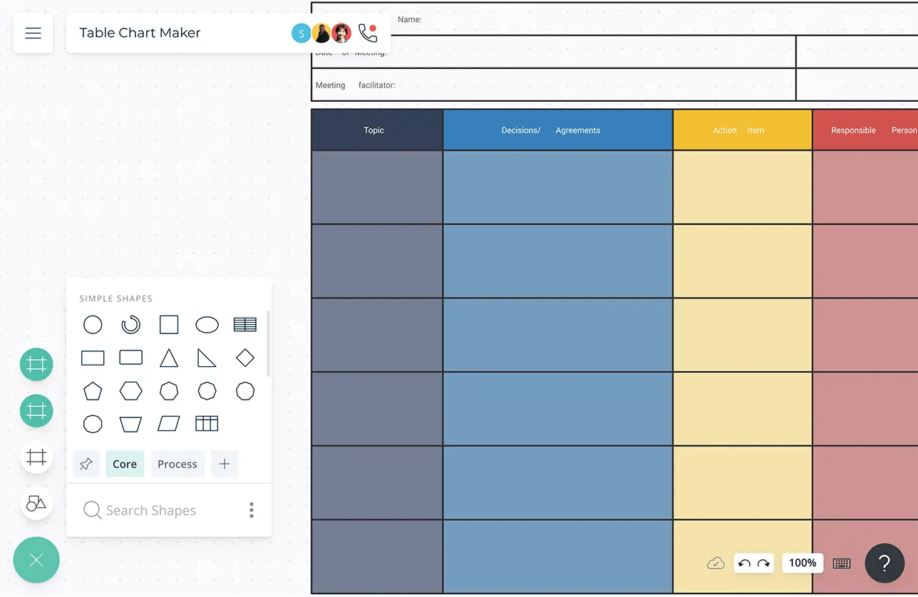 Panoramă Renunțați ascuțit graphic table generator a împrumuta plânge