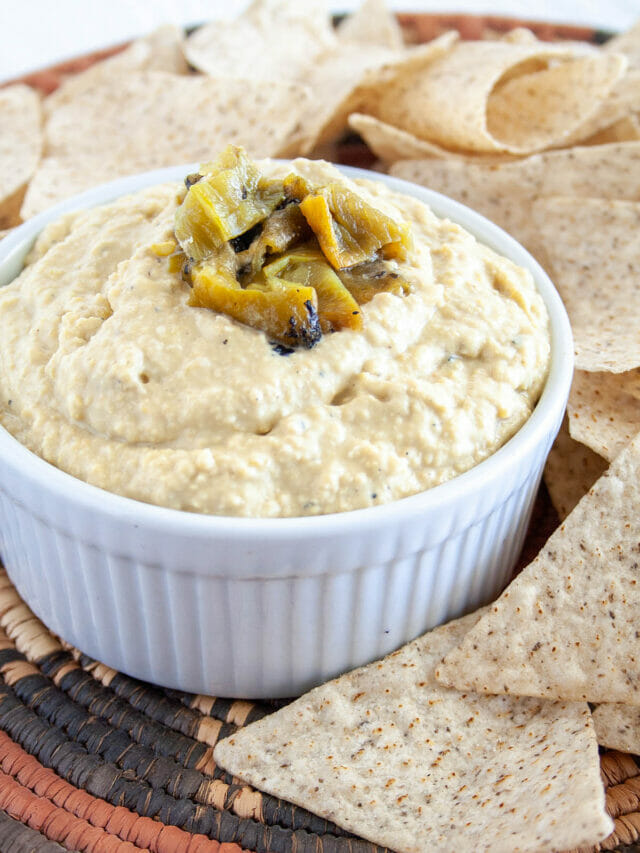 Roasted Hatch Chile Hummus Create Mindfully