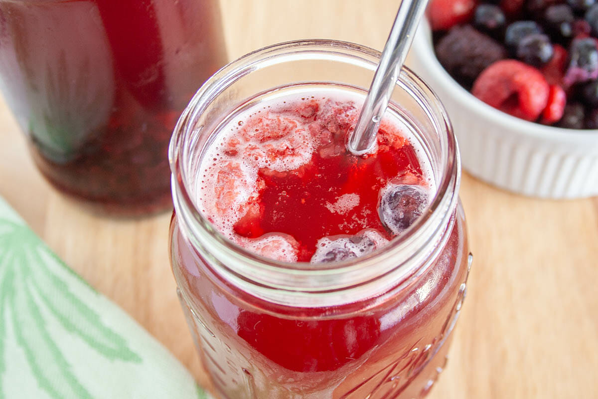 Mixed Berry Kombucha Create Mindfully