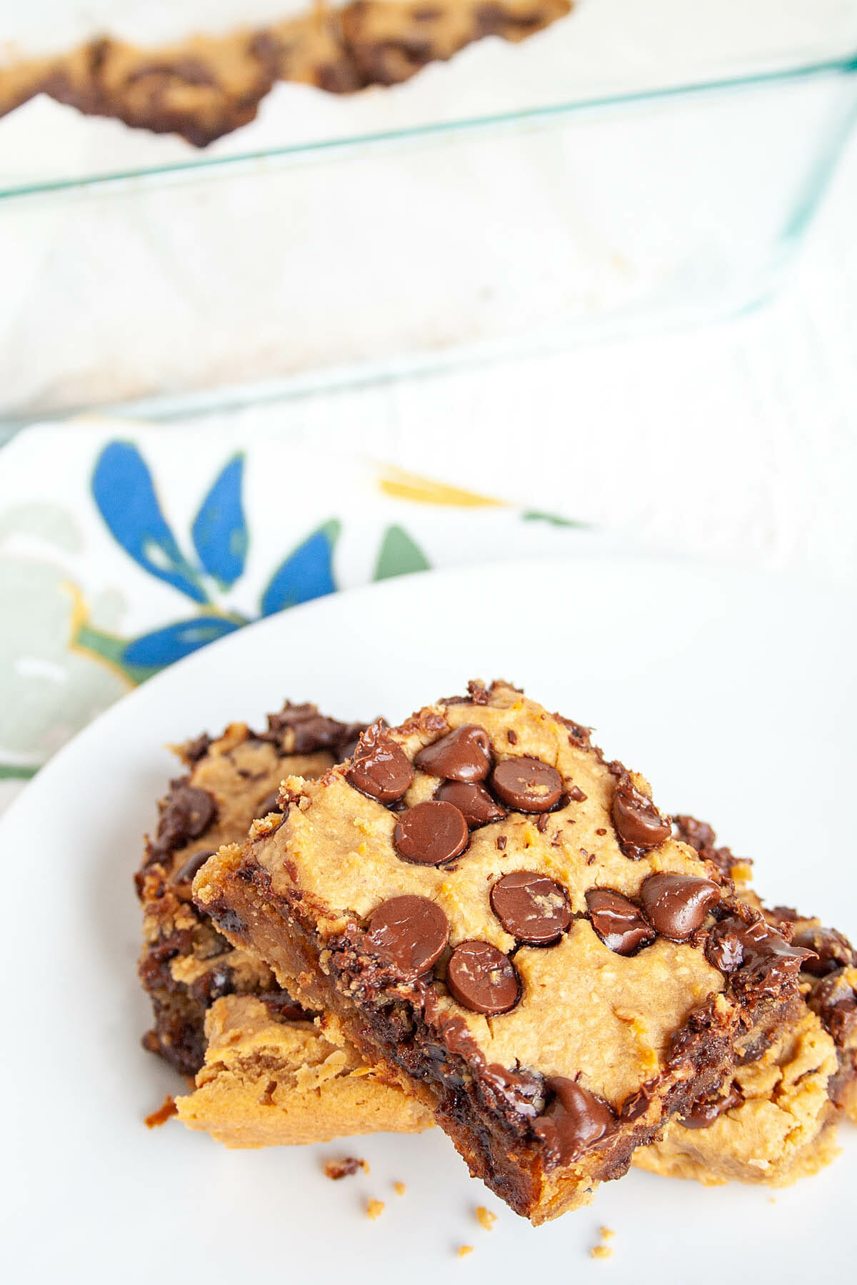 Vegan Chickpea Blondies with Oat Flour Create Mindfully
