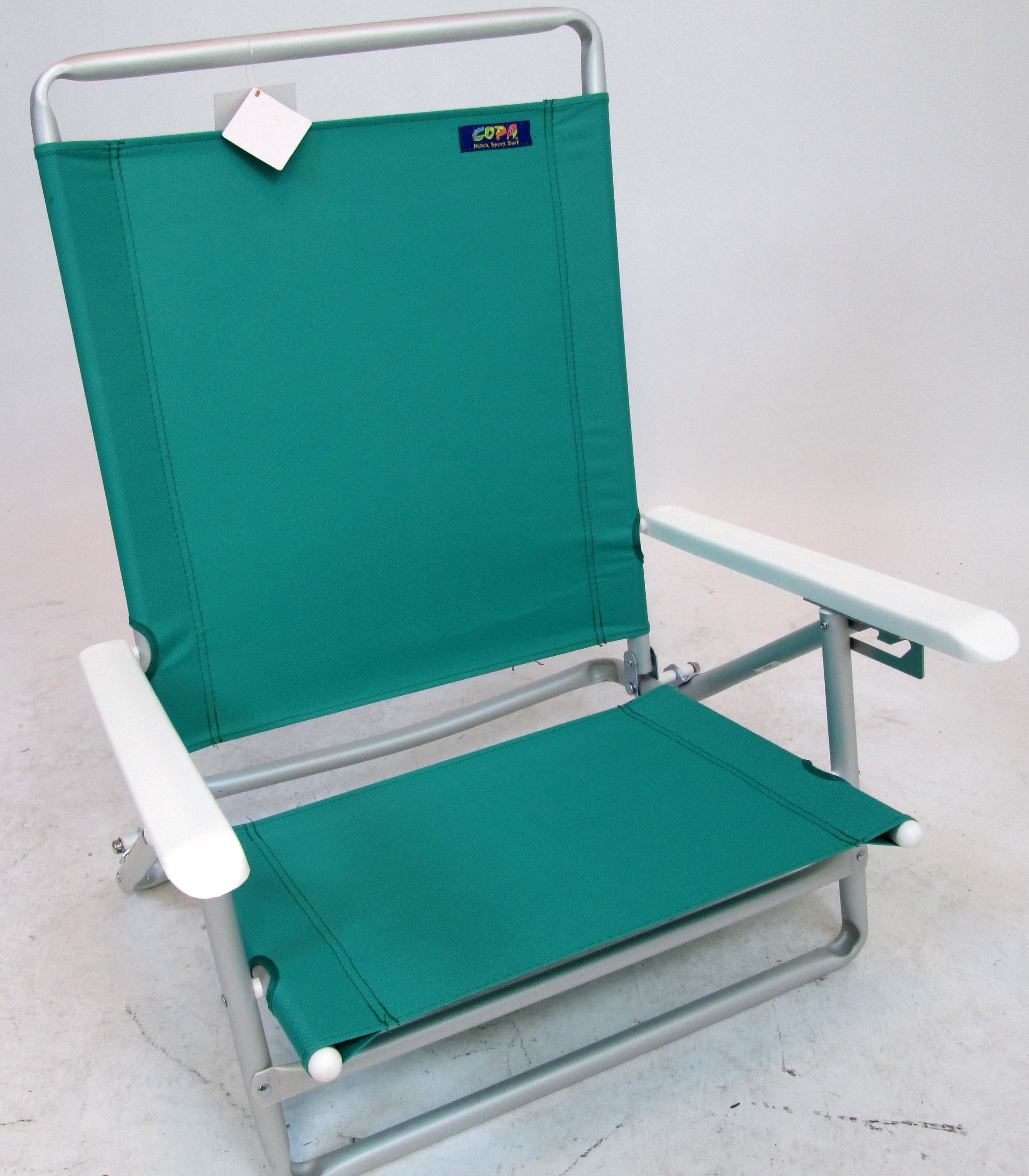 IMPRINTED JGR Value Aluminum Beach Chair Custom Chair Designer