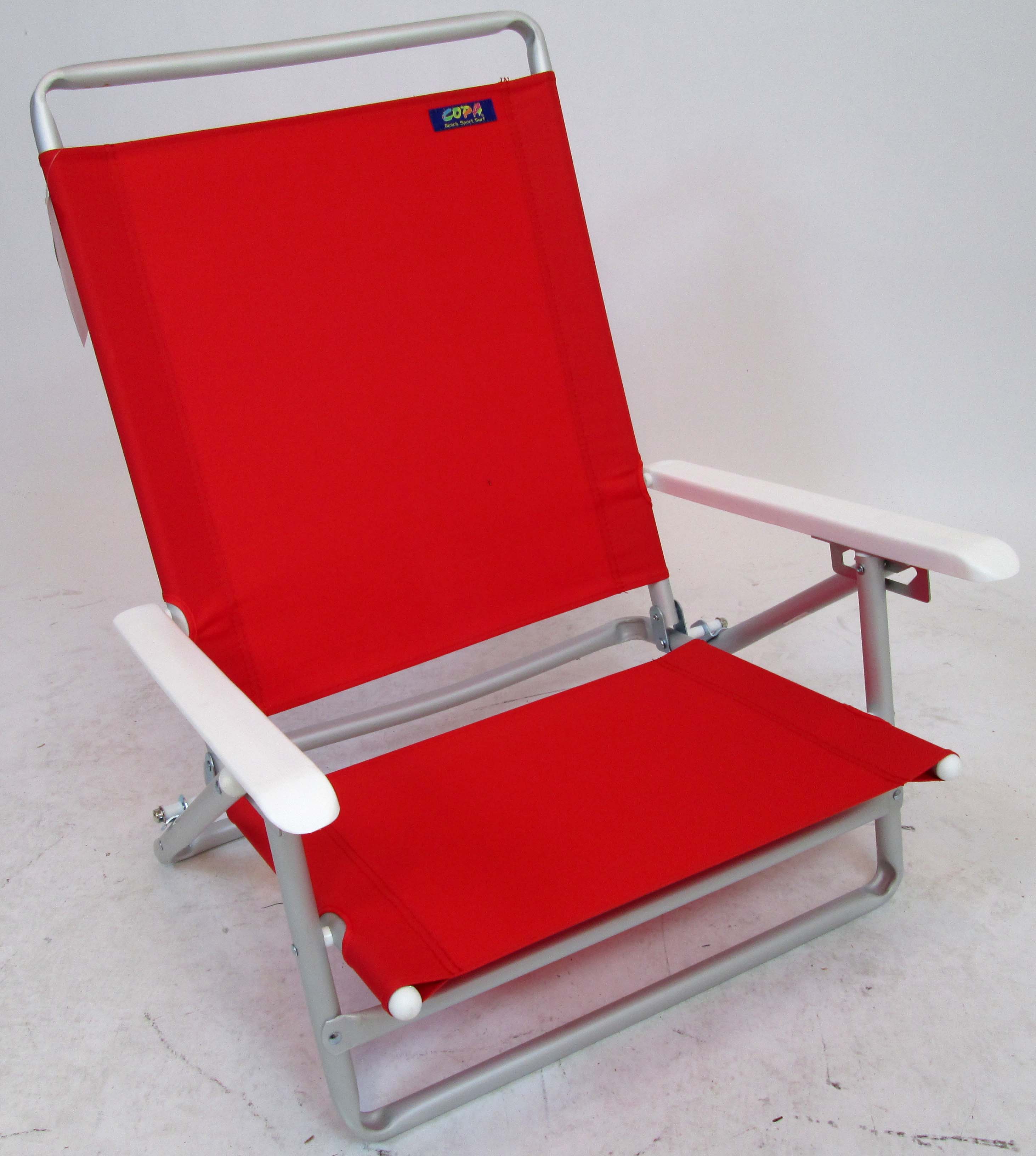 IMPRINTED JGR Value Aluminum Beach Chair Custom Chair Designer