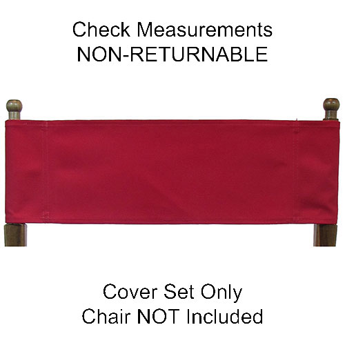 EMBROIDERED Replacement Canvas For Directors Chair (ROUND STICK