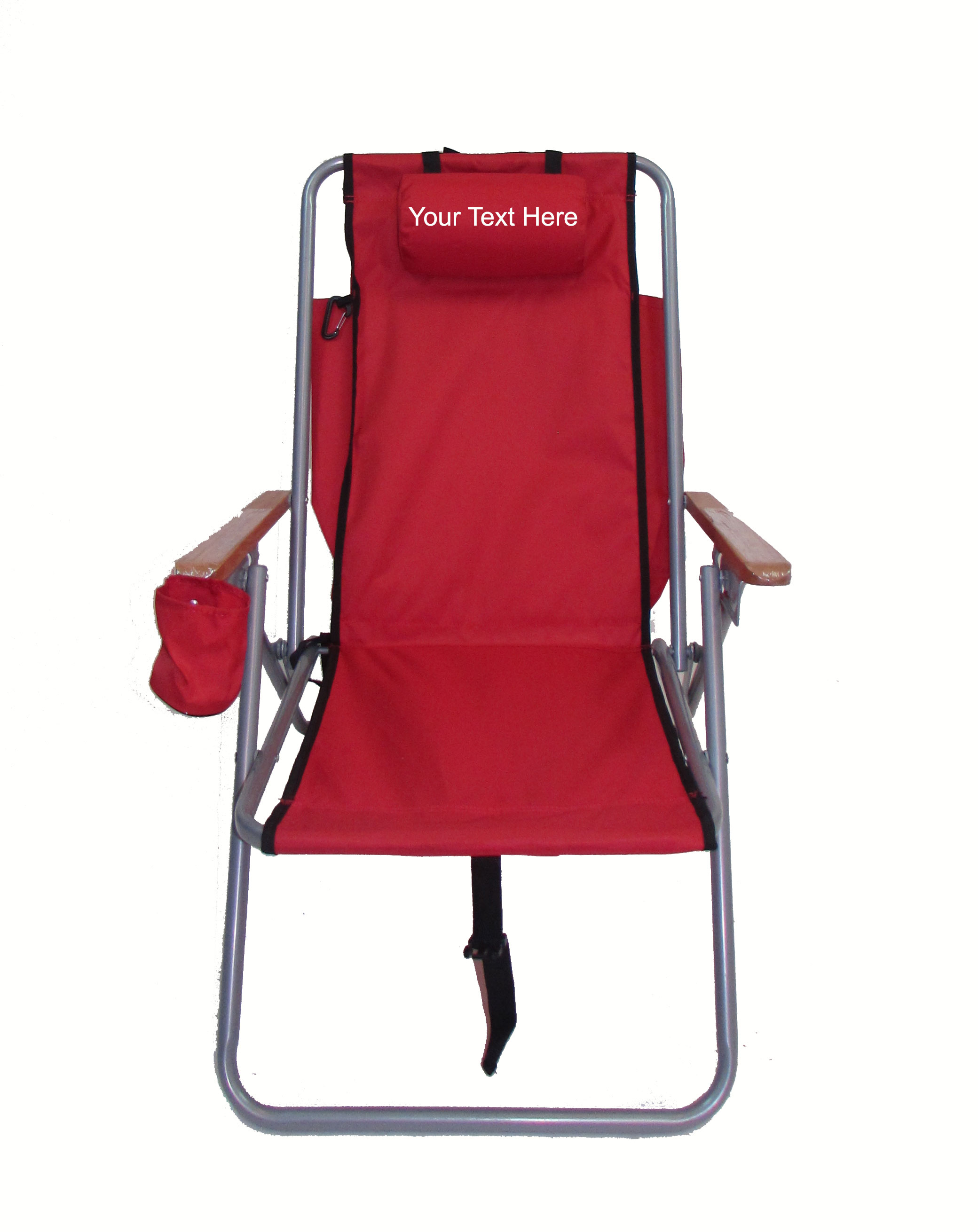 IMPRINTED HiBack Steel Backpack Chair by Rio Beach Custom Chair