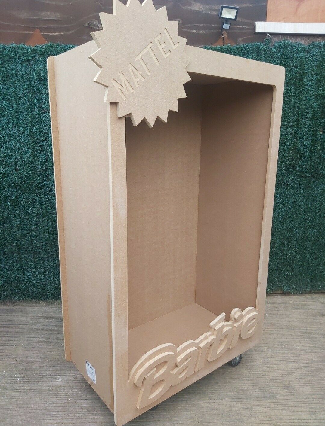 Barbie Childrens Photo Booth Selfie Prop Mdf Box Life Size 2 Person 5ft
