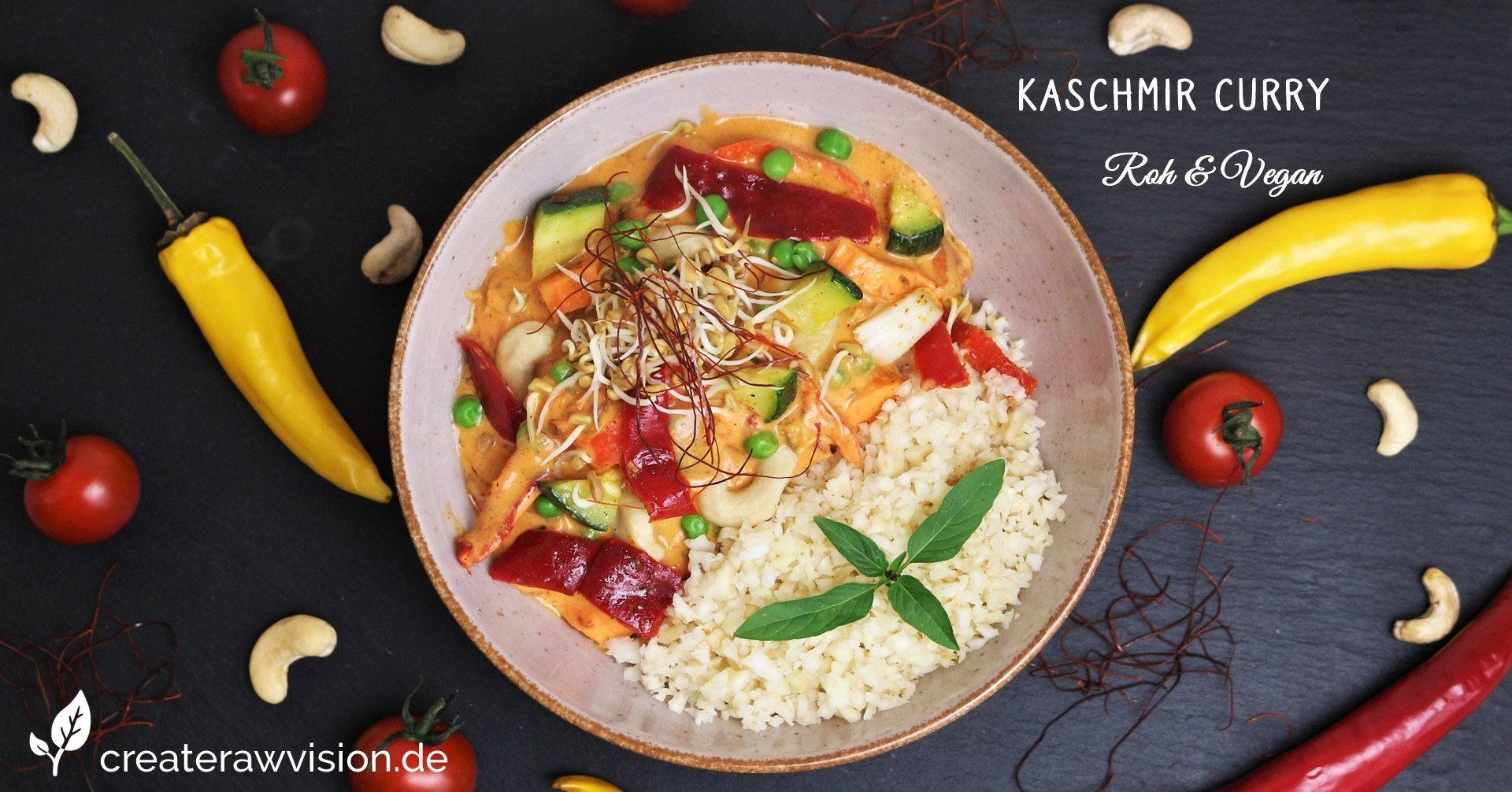 Kaschmir Curry Roh & Vegan « CreateRawVision