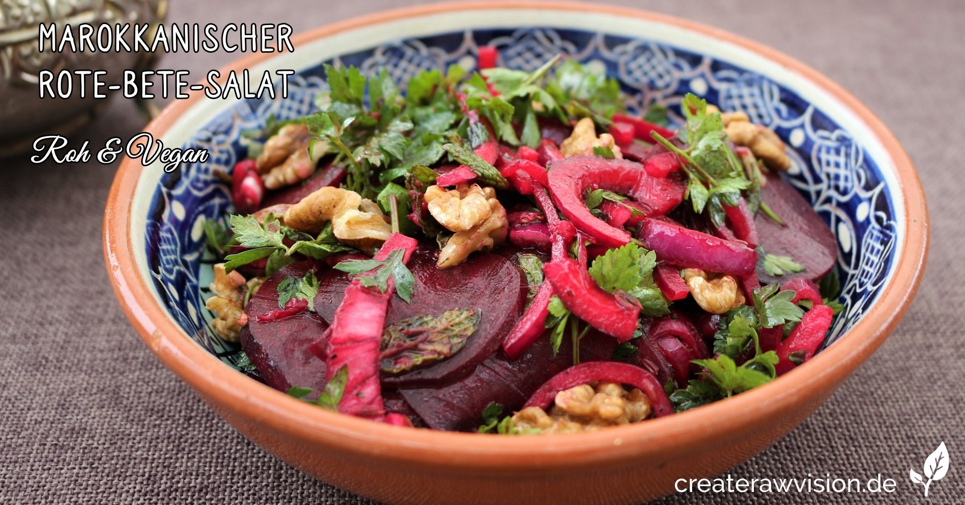 Marokkanischer Rote Bete Salat Roh & Vegan « CreateRawVision