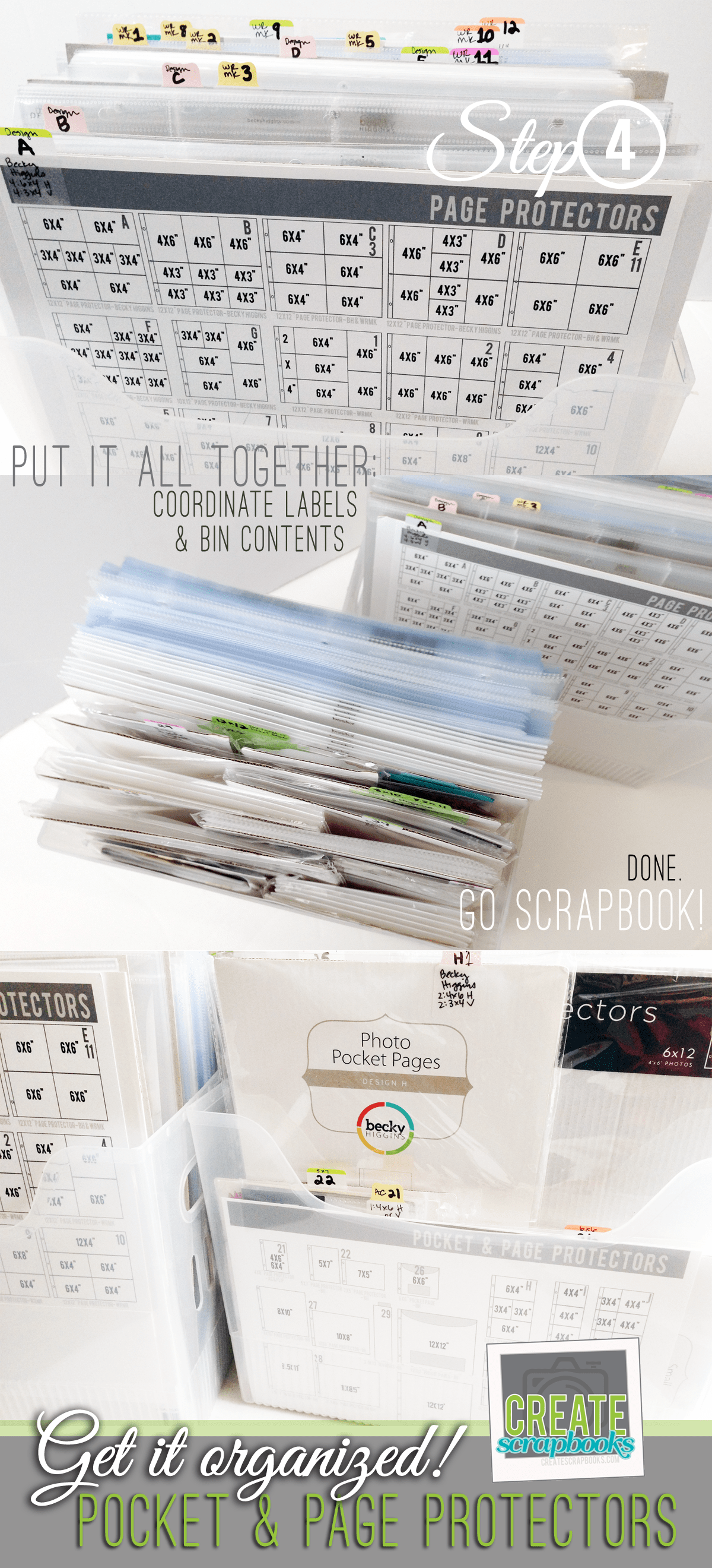 Get It Organized How to organize your Project Life Pocket & Page