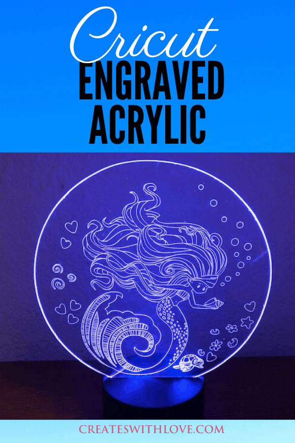 Engraving Acrylic with a Cricut Maker » Creates with Love