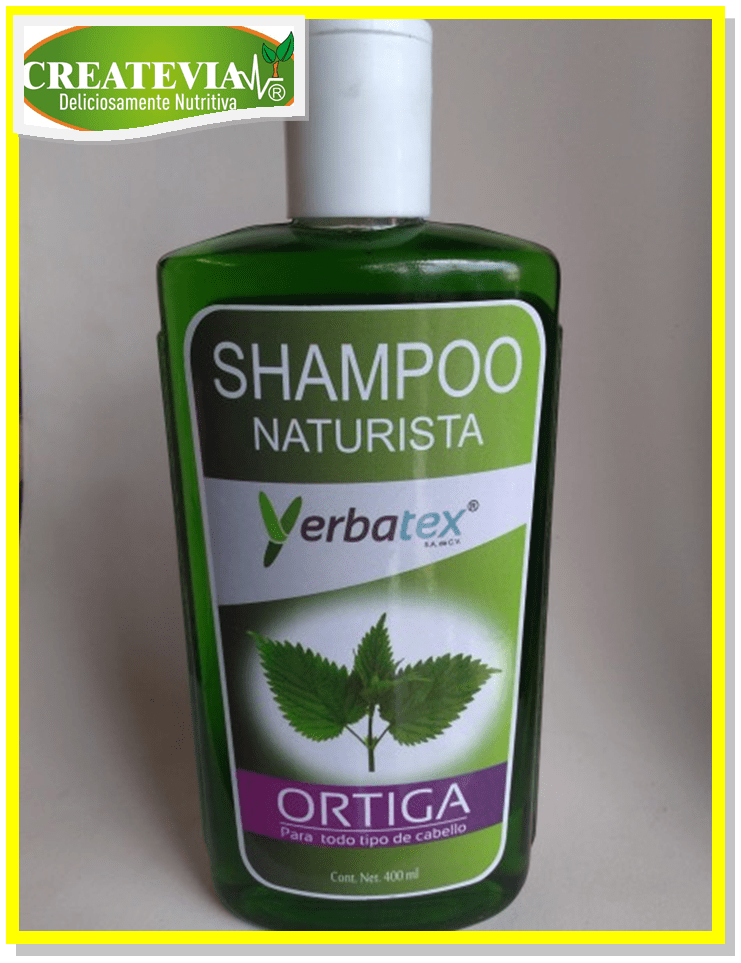 Shampoo de Ortiga/Dale fuerza a tu cabello/ Createvia Mx. CREATEVIA