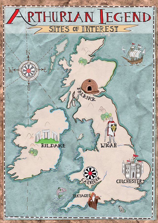 King Arthur and his legend Create Quest