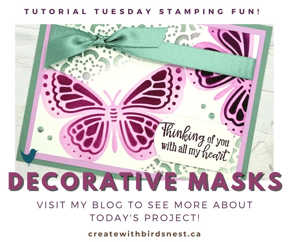 Butterflies & Flowers Layering Decorative Masks • Denise Cox