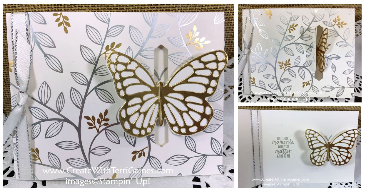 Springtime Foils Butterfly Card - Create With Terri Gaines