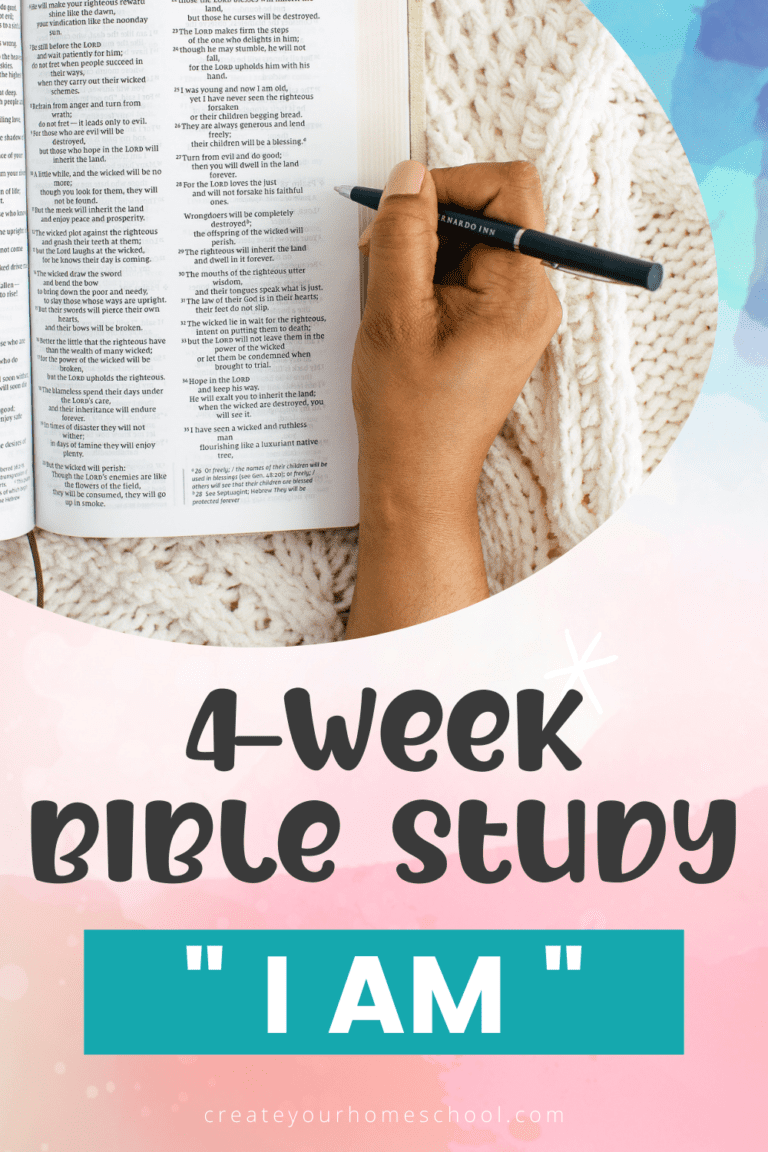 "I am..." Bible Reading Plan Week 3 The Homeschool Boutique By