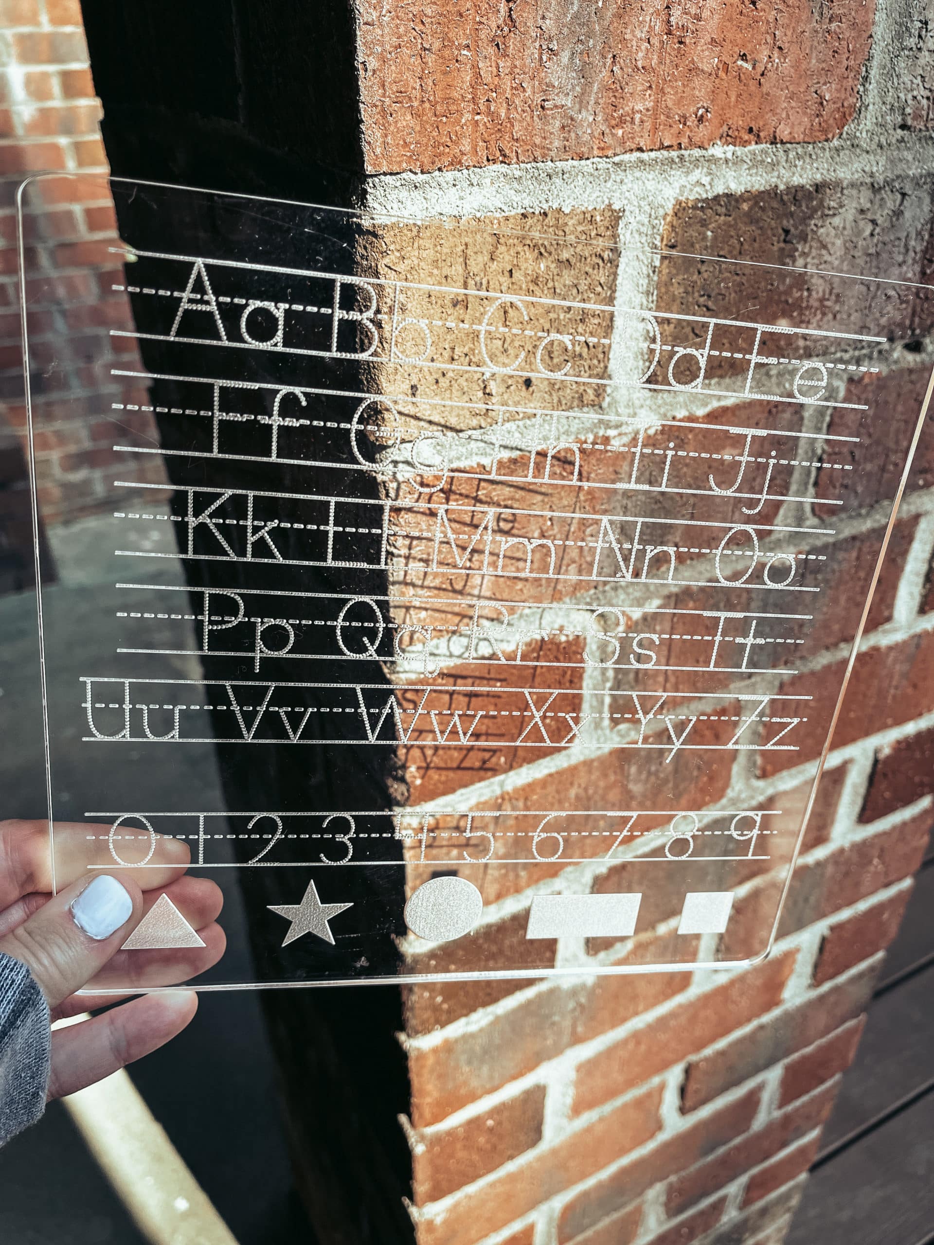 Dry Erase Letter Tracing Board The Homeschool Boutique By Create Your Homeschool