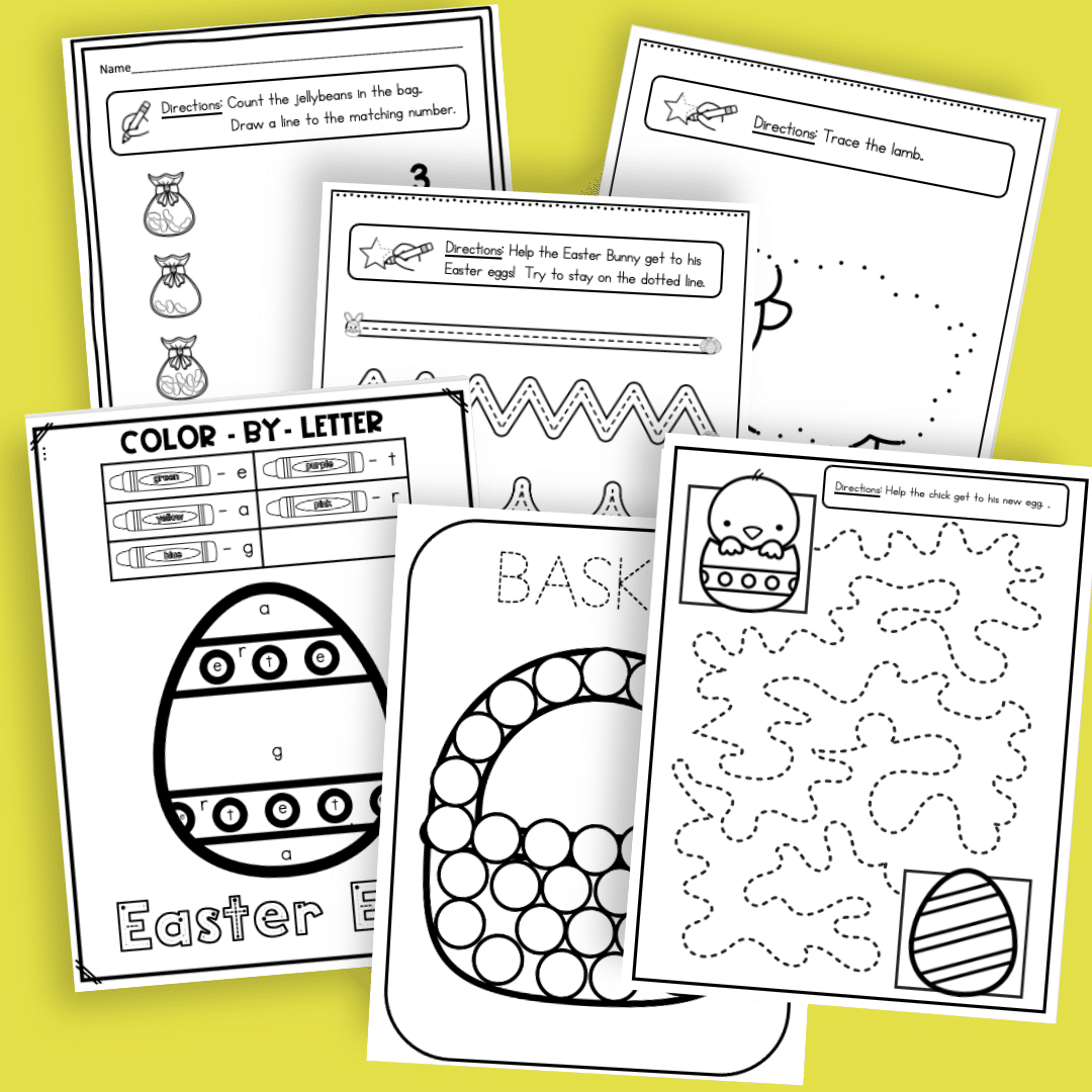Easter Preschool Activities Pack Create Your Homeschool