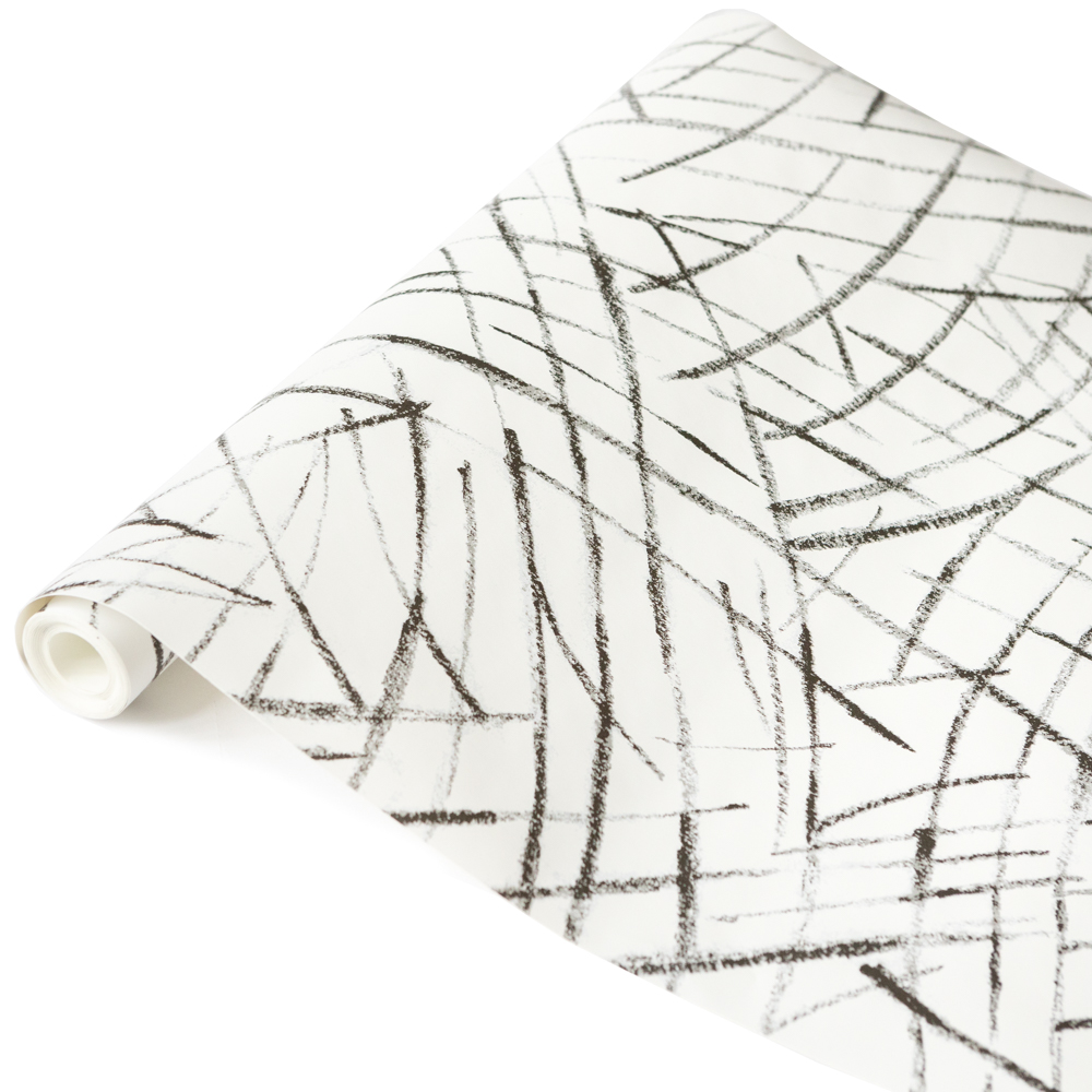 Nu Wallpaper IMPRINT BLACK Peel and Stick Wallpaper Sample Create