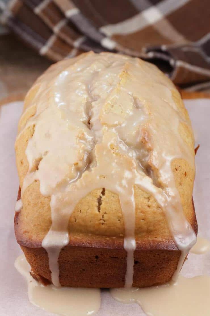 Easy Eggnog Bread Eggnog Loaf Bread With Glaze Recipe BEST Homemade