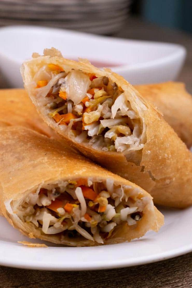 Easy Vegetable Egg Rolls Best Homemade Egg Roll Recipe Finger Food