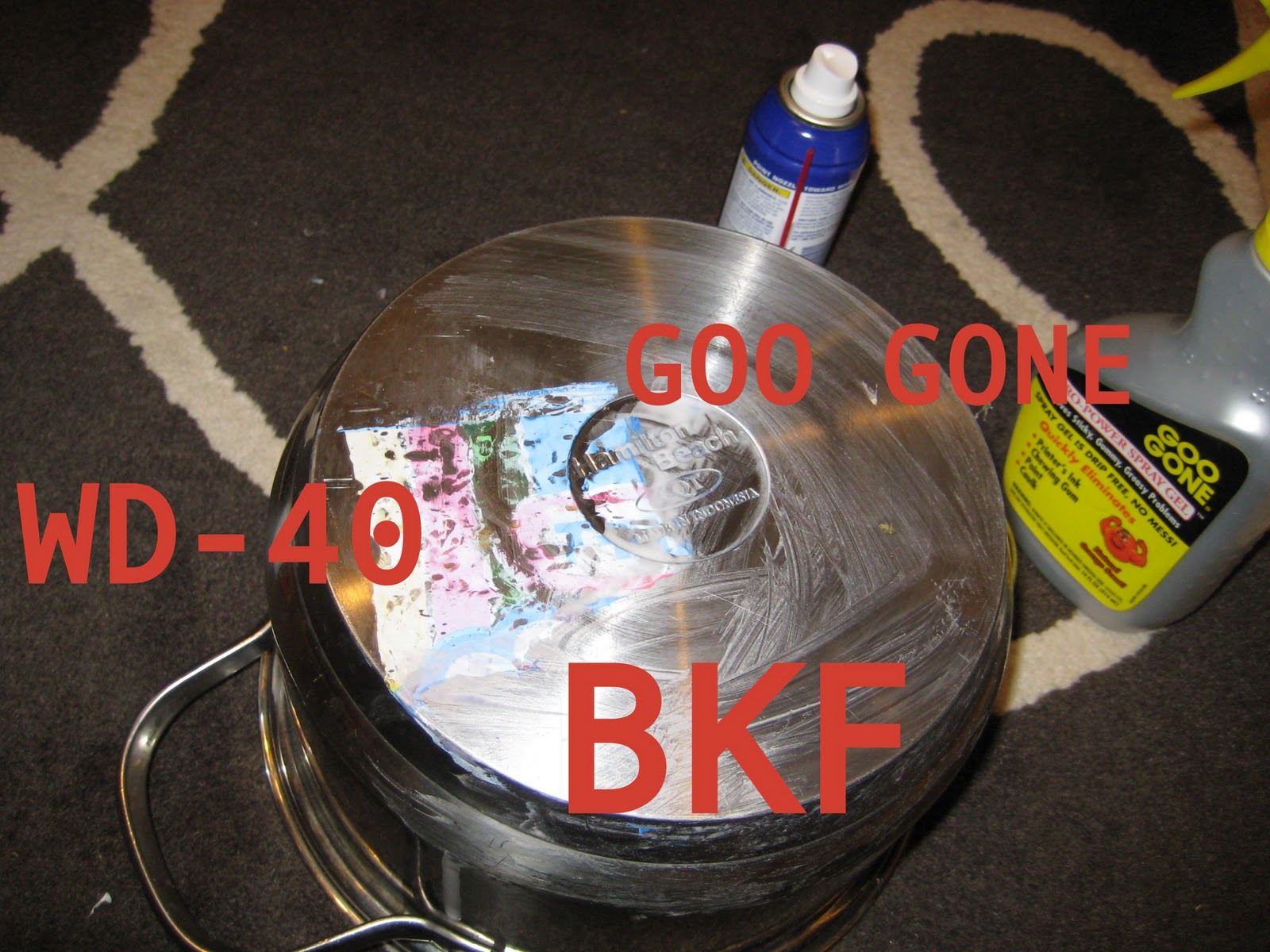 EXPERIMENT How to get a Melted Plastic Bag off of a Pot C.R.A.F.T.
