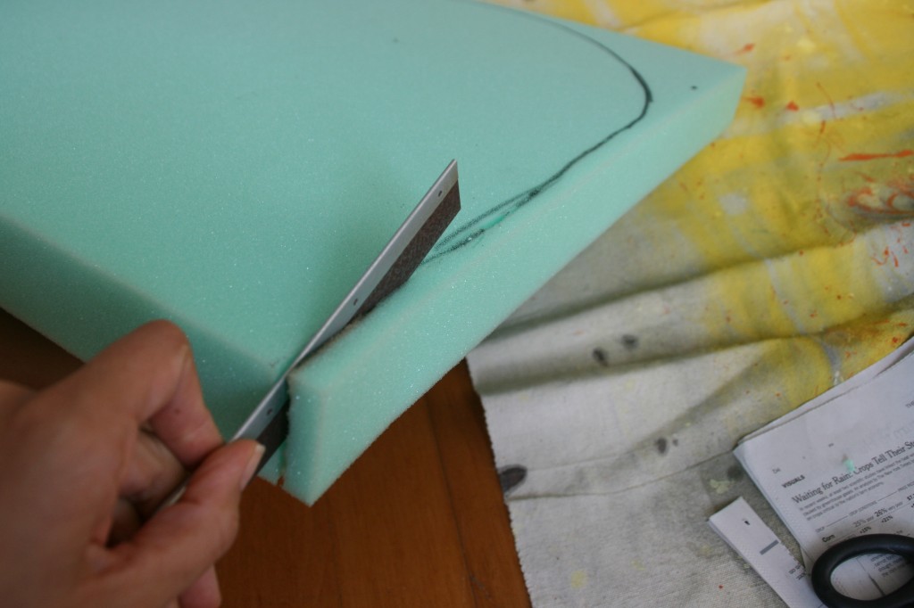 How to Reupholster an Old Chair's Seat Infarrantly Creative