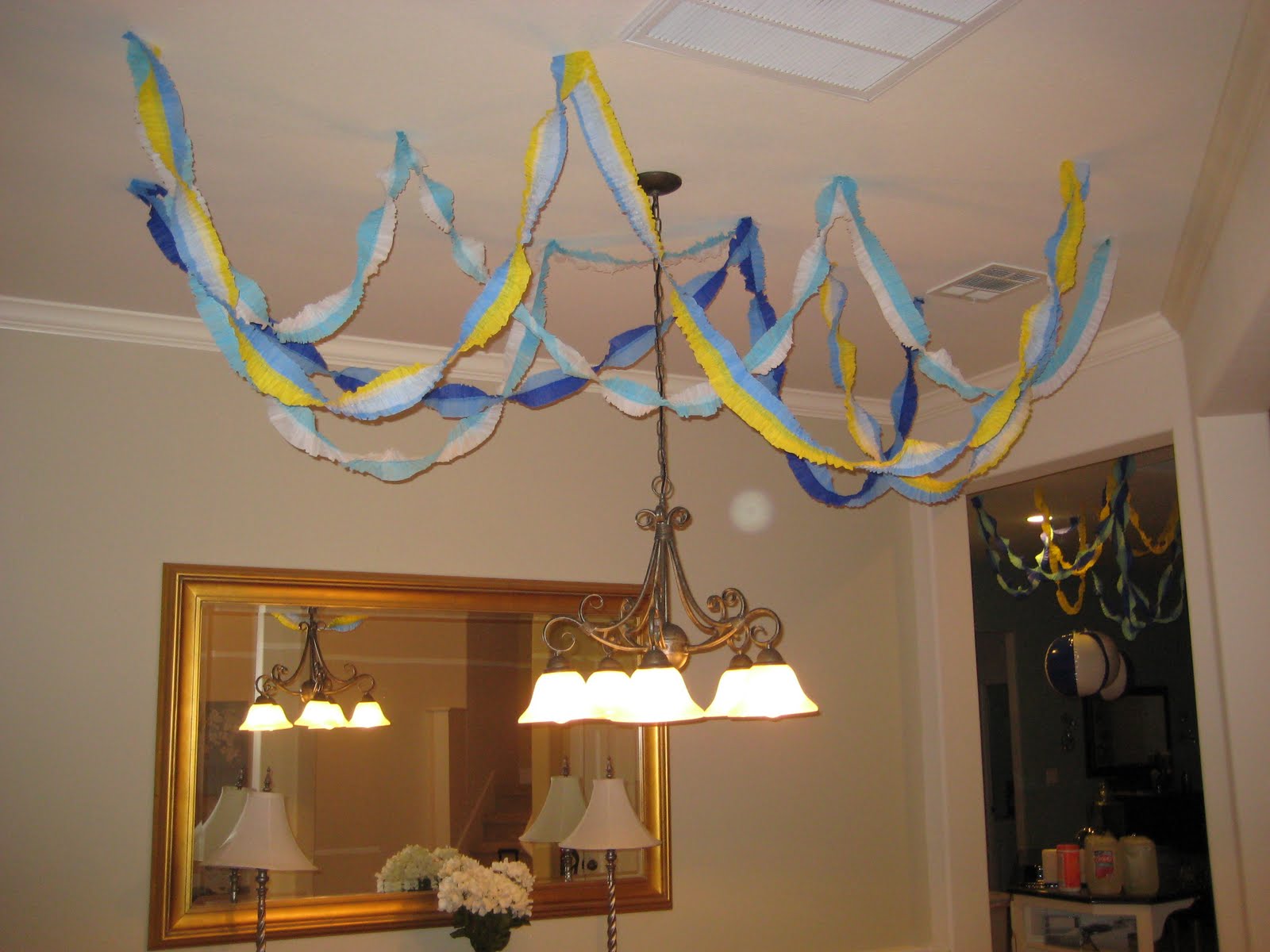 Baby Shower Ruffled Crepe Paper Party Streamers C.R.A.F.T.