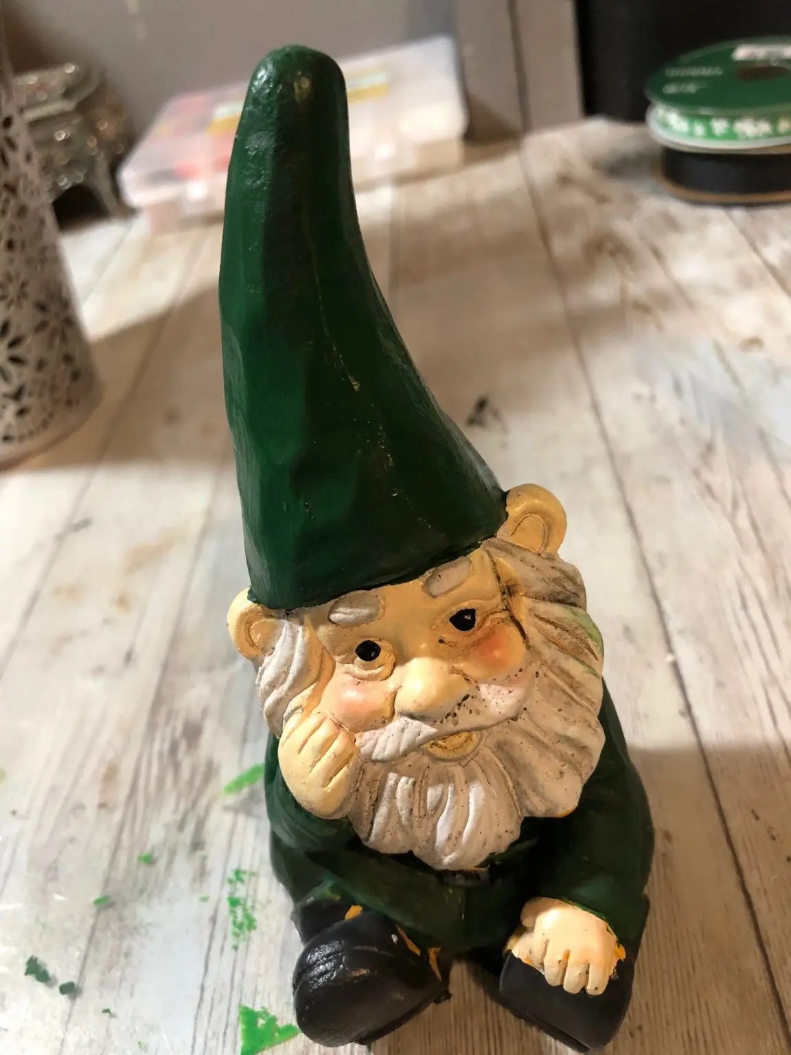 Dollar Tree Gnome Makeover Creating Through Chaos
