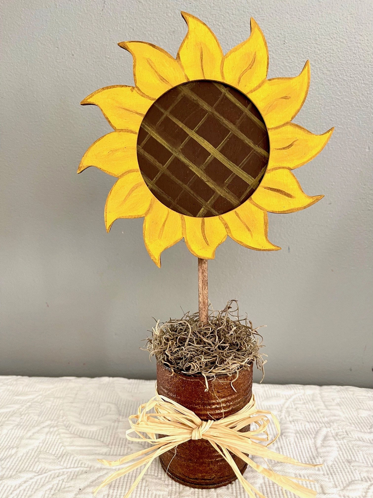 Dollar Tree Sunflower Can