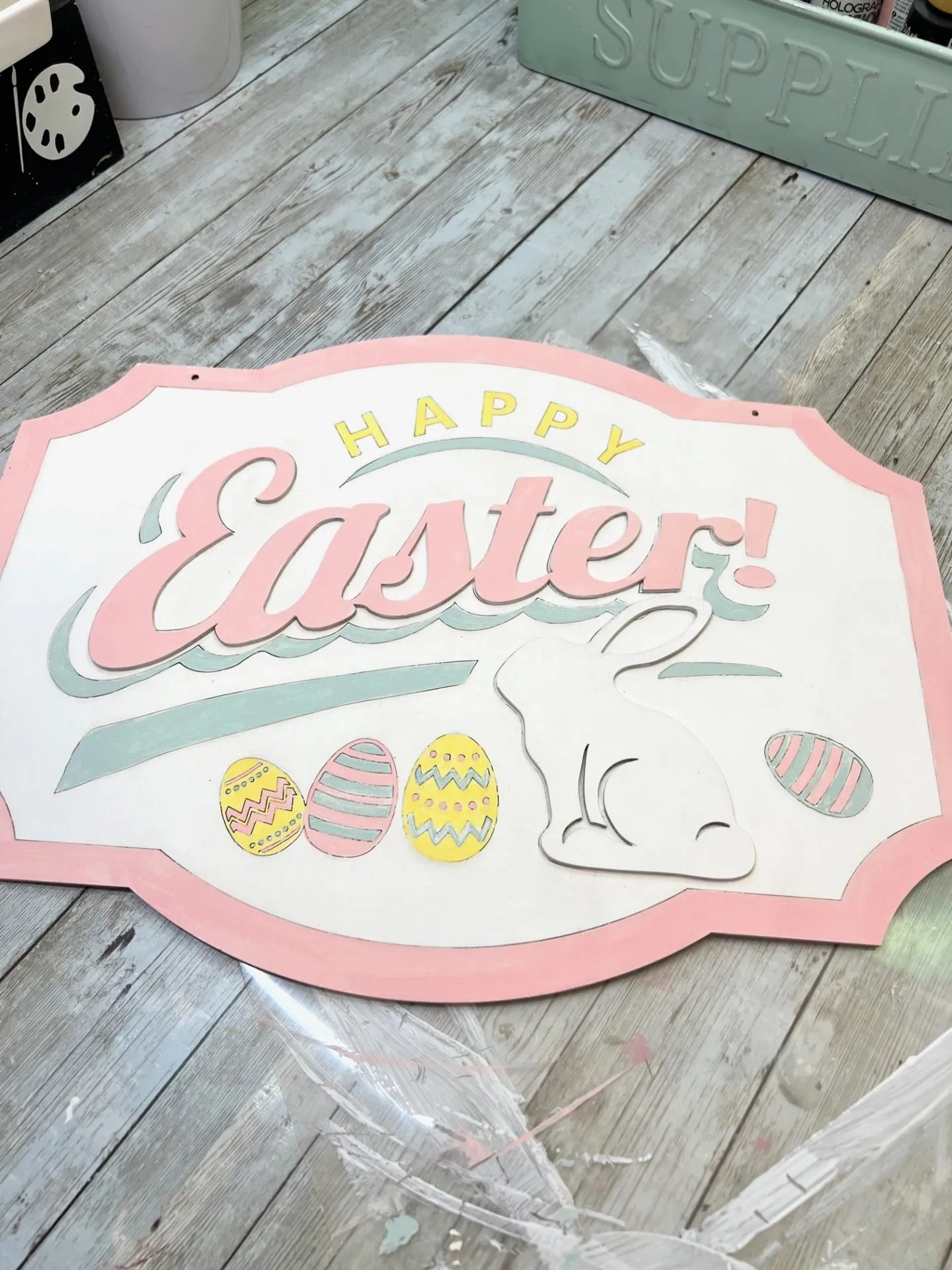 DIY Easter Sign