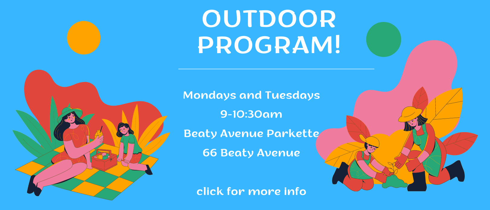 Get Outside! Outdoor Programming at Creating Together Creating