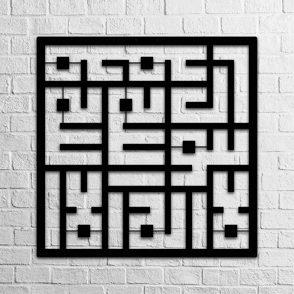 Arabic art wall 3D Printing Model Sculptures Resin Art.