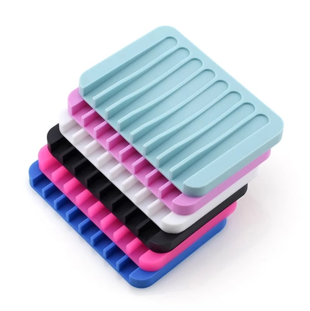 Silicone Soap Dish =12pk MultiColored Creation Essentials