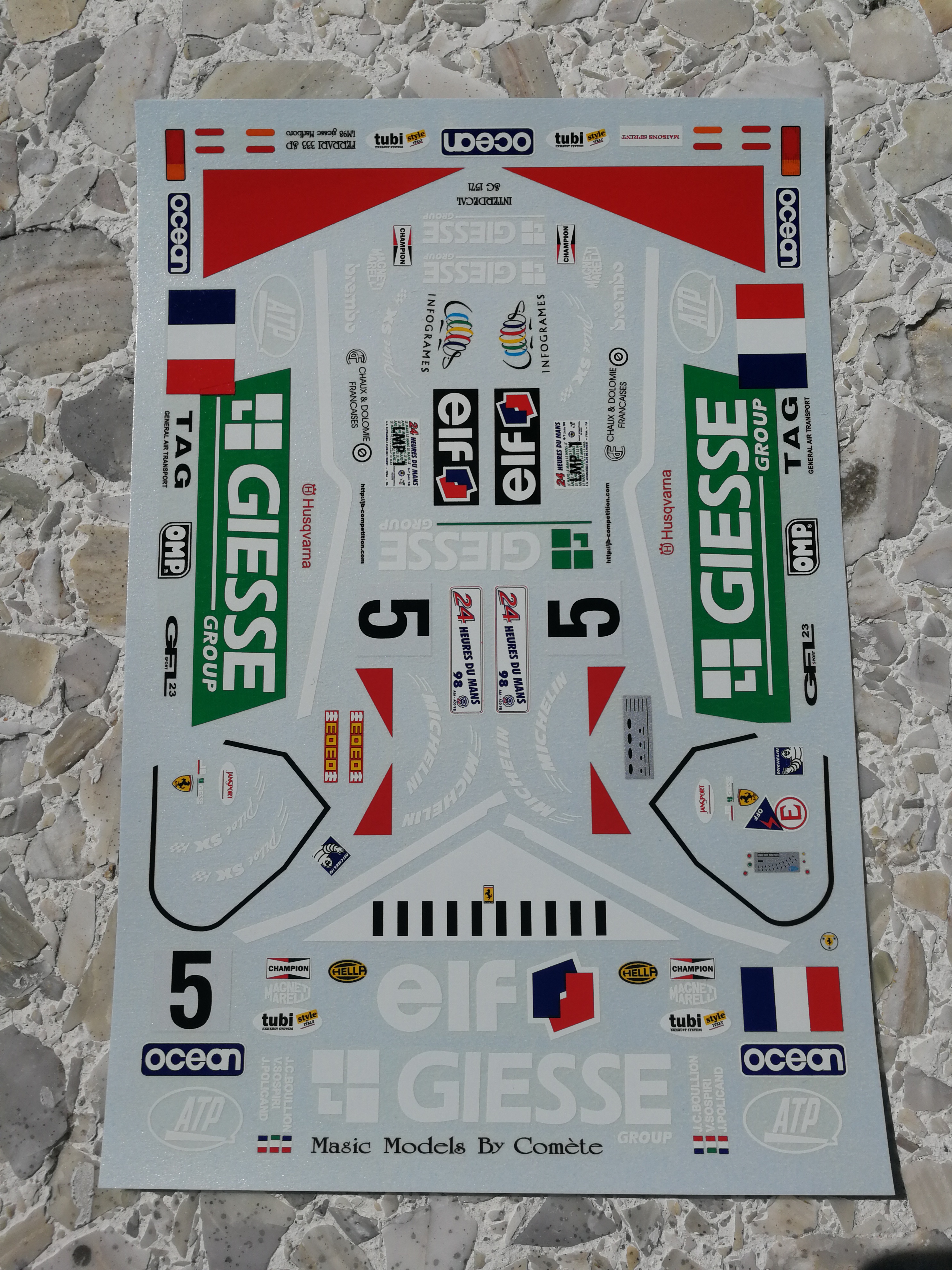 DECALS 1/18 Creation JMG