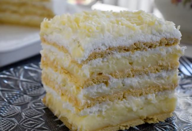 Bela, kremasta i ukusna torta sa kokosom ne peče se