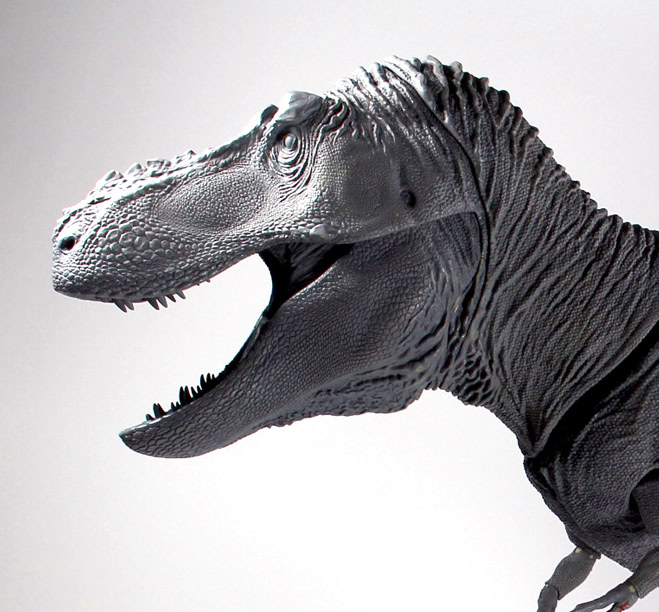 Tyrannosaurus rex (GREY) 1/18th scale action figure to