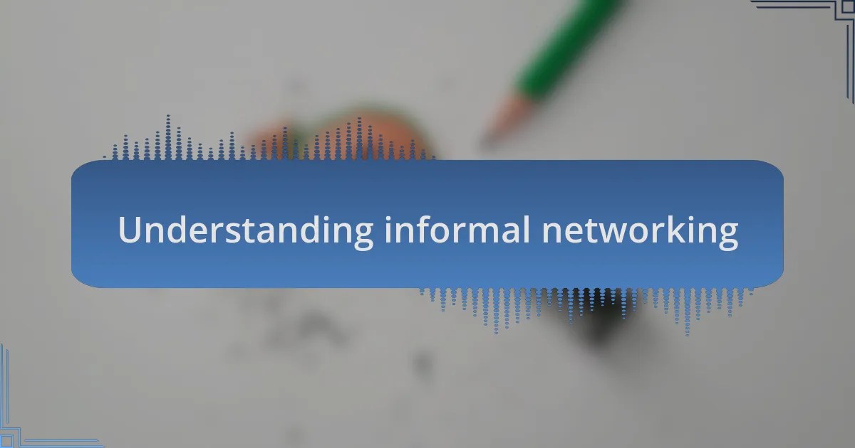 How I Approached Informal Networking Situations Creativecalling.co.uk(03)