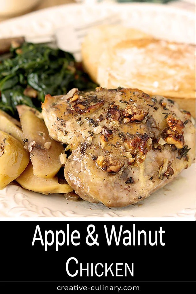 Apple Walnut Chicken with Honey Mustard Dressing Creative Culinary