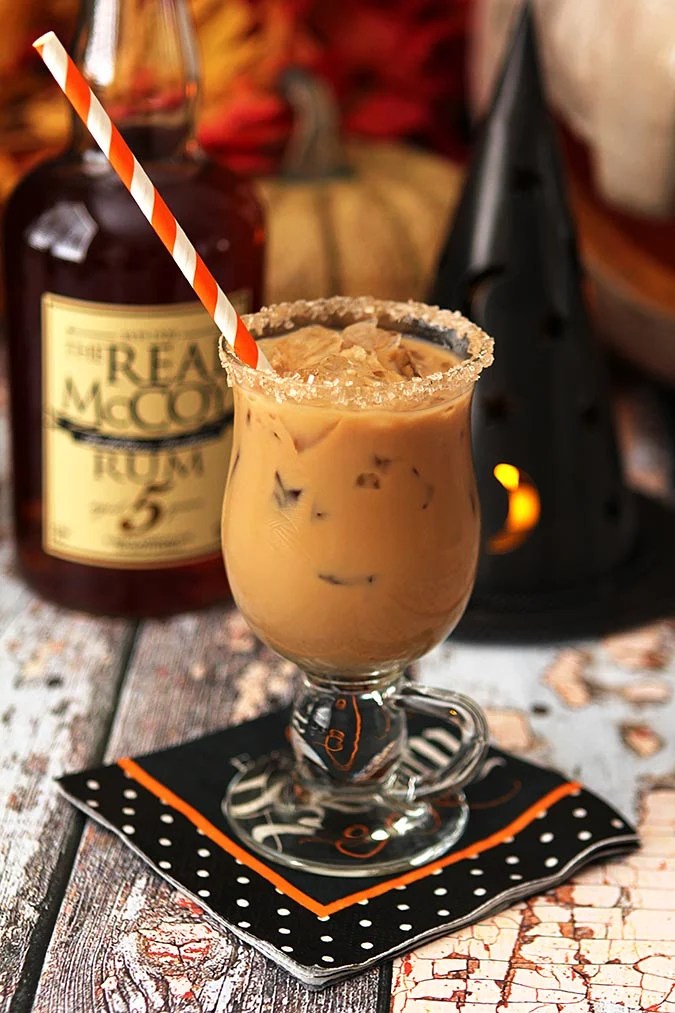 Halloween Rum and Espresso Cocktail Creative Culinary