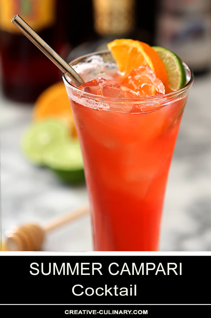 Summer Campari Cocktail Creative Culinary